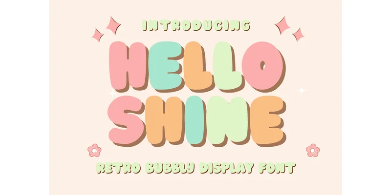 Hello Shine Font by SiapGraph — Display Font