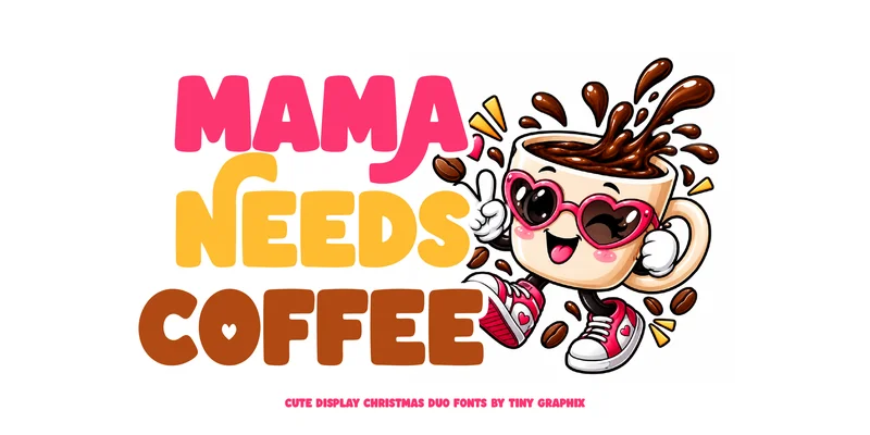 Hello Sunshine Mama Font by TINY GRAPHIX — Display Font — thumbnail 3