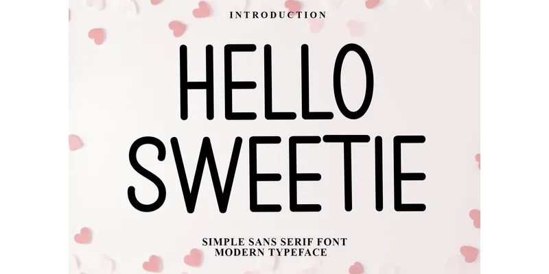 Hello Sweetie Font by PiPi Creative — Sans Serif Font