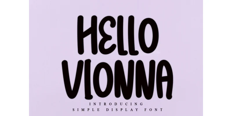 Hello Vionna Font by PiPi Creative — Display Font