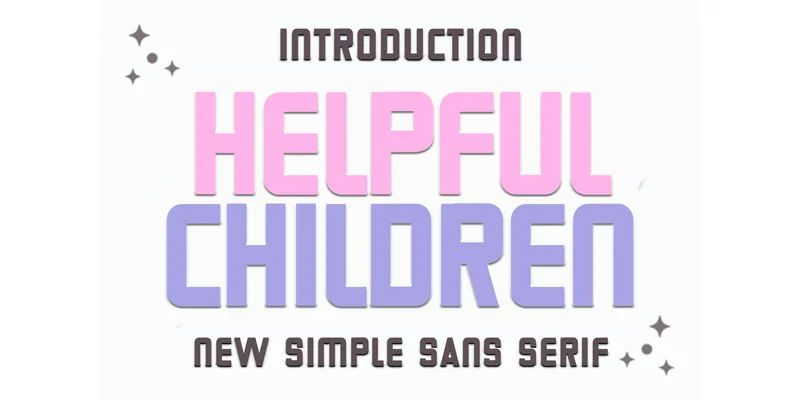 Helpful Children Font by PiPi Creative — Display Font