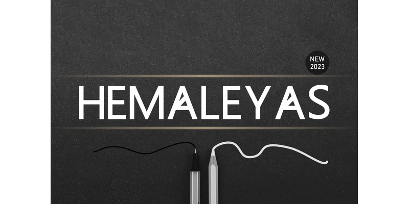 Hemaleyas Font by mhd.usman00 — Display Font