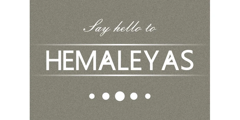 Hemaleyas Font by mhd.usman00 — Display Font — thumbnail 2
