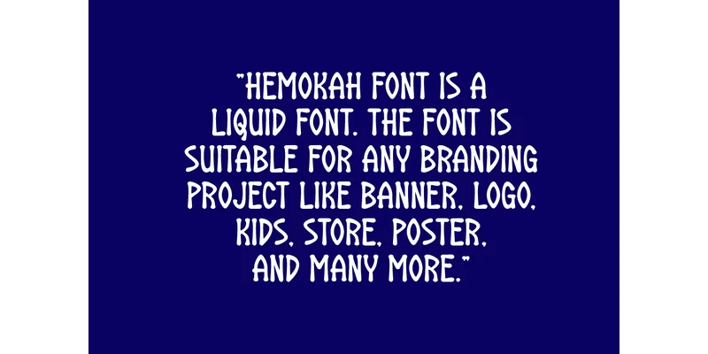 Hemokah Font by IqsiartStudio — Display Font — thumbnail 5