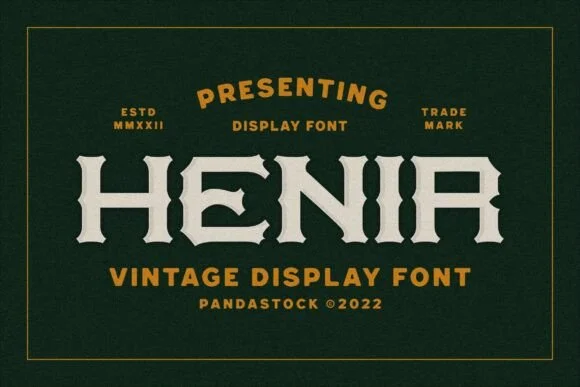Henir by imoodev — Slab Serif Font