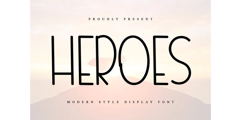Heroes Font by PiPi Creative — Display Font