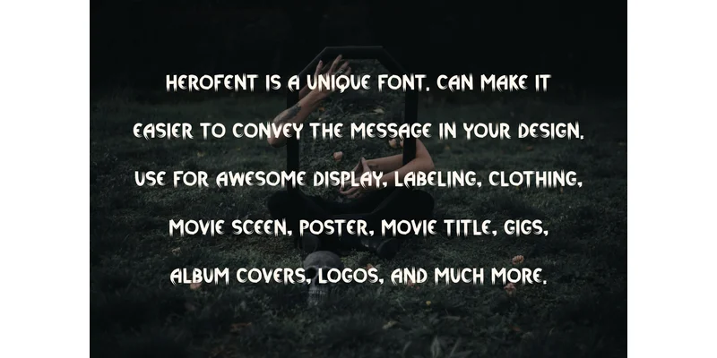 Herofent Font by vandesignstd — Display Font — thumbnail 3