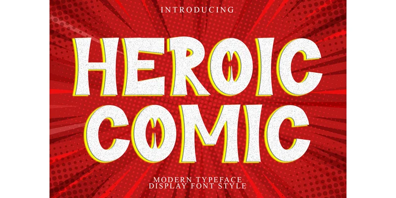 Heroic Comic Font by Inermedia STUDIO — Display Font