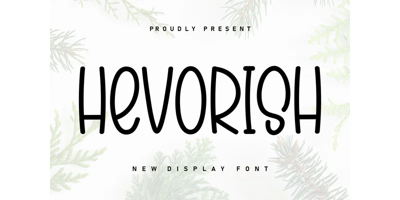 Hevorish Font by ArtLine Design — Display Font
