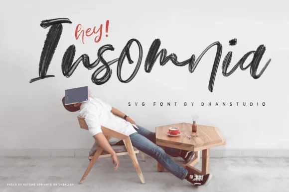 Hey Insomnia by KDP Effortless Profits — Color Fonts Font