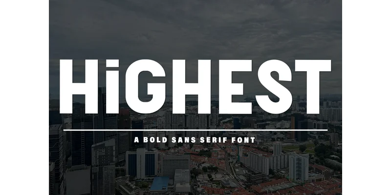 Highest Font by Inermedia STUDIO — Display Font