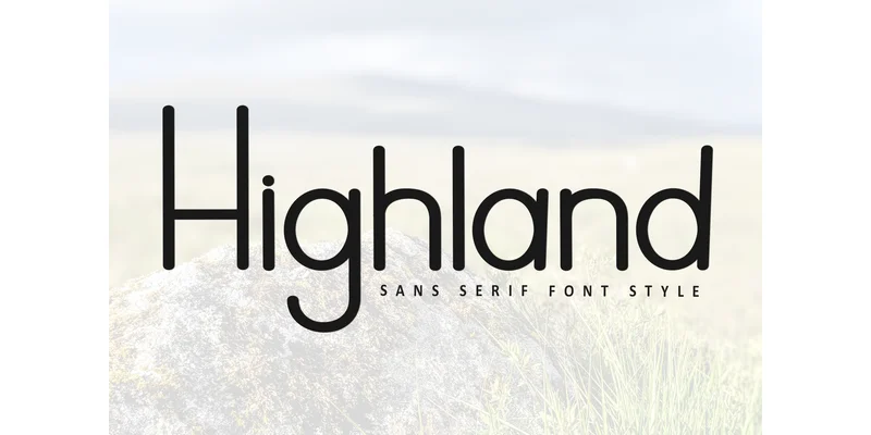 Highland Font by Inermedia STUDIO — Sans Serif Font