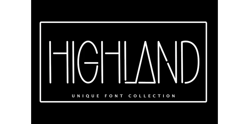 Highland Font by PAYJHOshop — Sans Serif Font