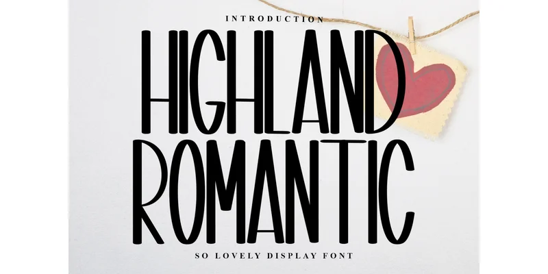 Highland Romantic Font by Inermedia STUDIO — Display Font