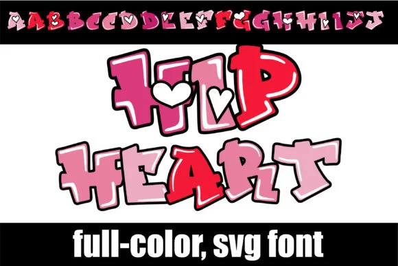 Hip Heart by Illustration Ink — Color Fonts Font