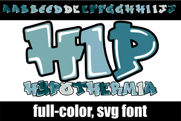 Hip Hypothermia by Illustration Ink — Color Fonts Font