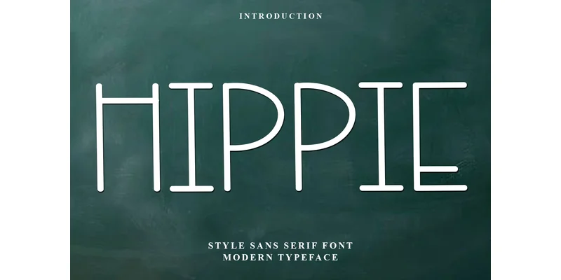 Hippie Font by FreshTypeINK — Sans Serif Font