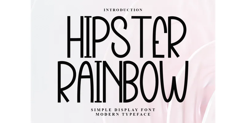 Hipster Rainbow Font by Inermedia STUDIO — Display Font