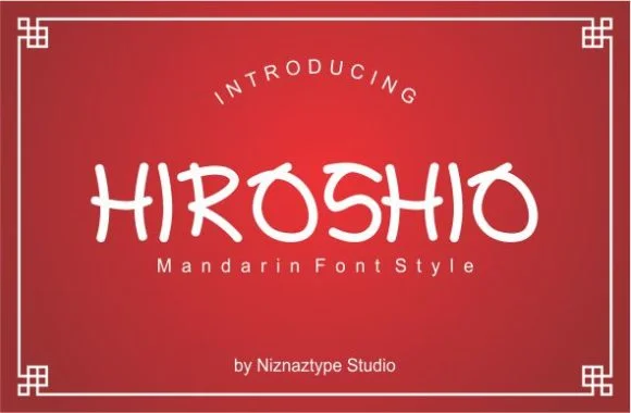 Hiroshio by Niznaz Graphic Studio — Slab Serif Font