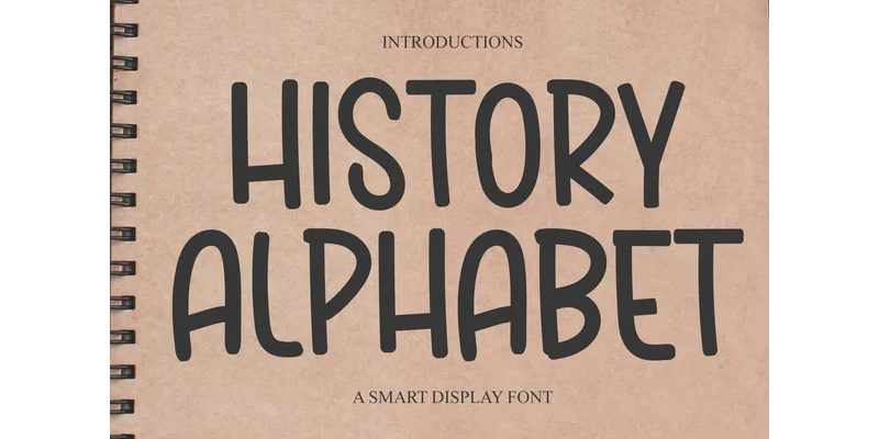 History Alphabet Font by 21Design — Display Font