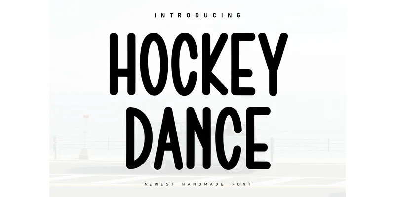 Hockey Dance Font by ArtLine Design — Display Font