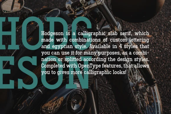 Hodgeson by AlienCanDraw — Slab Serif Font — thumbnail 6
