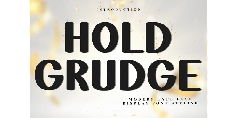 Hold Grudge Font by Inermedia STUDIO — Display Font