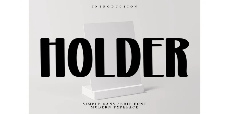 Holder Font by Inermedia STUDIO — Display Font