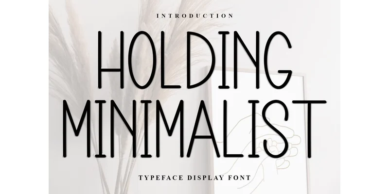 Holding Minimalist Font by FreshTypeINK — Sans Serif Font