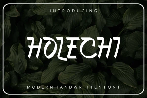 Holechi by prayoga_std β Slab Serif Font