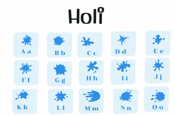 Holi by Ketsarin — Dingbats Font — thumbnail 2