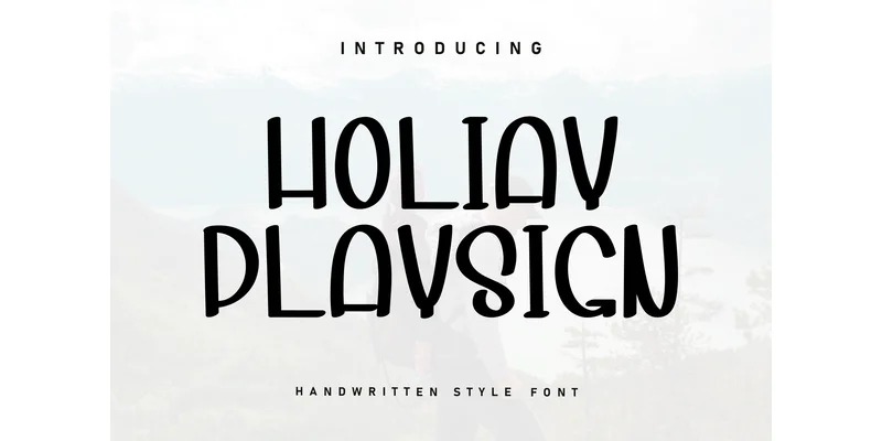 Holiay Playsign Font by Berkah Shop — Display Font
