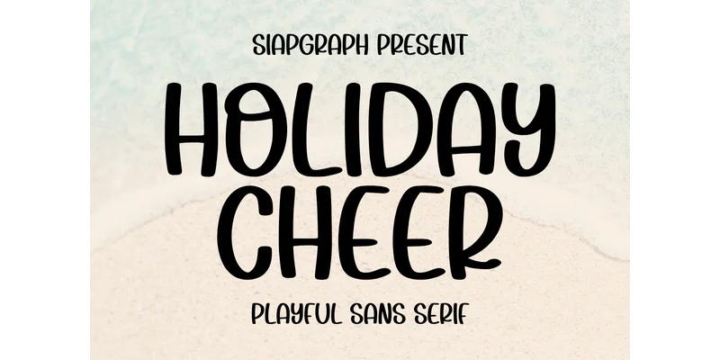 Holiday Cheer Font by SiapGraph — Sans Serif Font