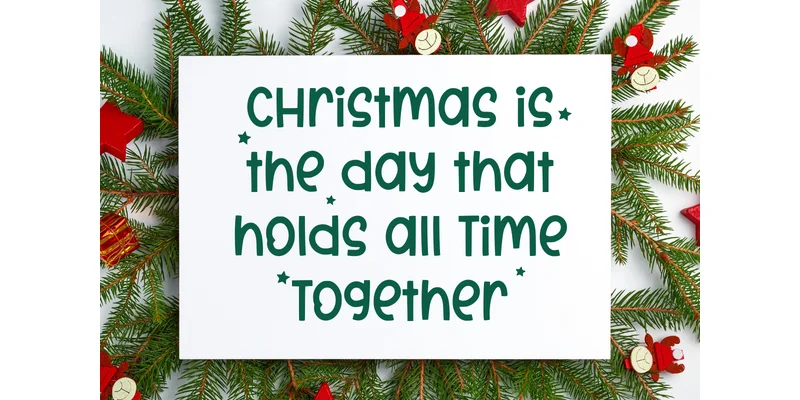 Holiday Christmas Font by Minimalist Eyes — Display Font — thumbnail 2