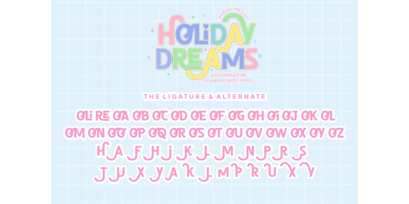 Holiday Dreams Font by Anto (7NTypes) — Display Font — thumbnail 8