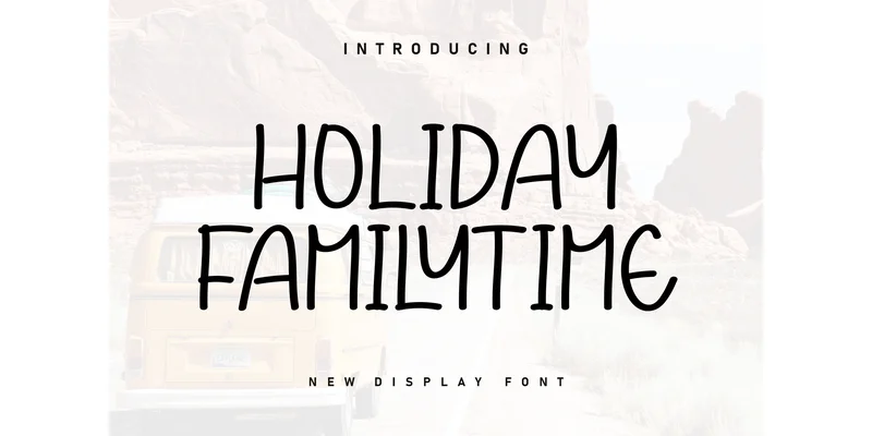 Holiday Familytime Font by KC Production — Display Font