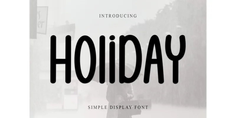 Holiday Font by PiPi Creative — Sans Serif Font