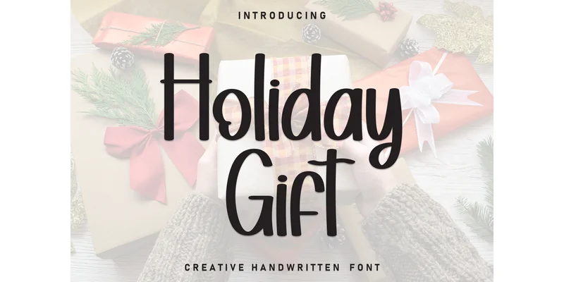 Holiday Gift Font by Robbots stores — Display Font