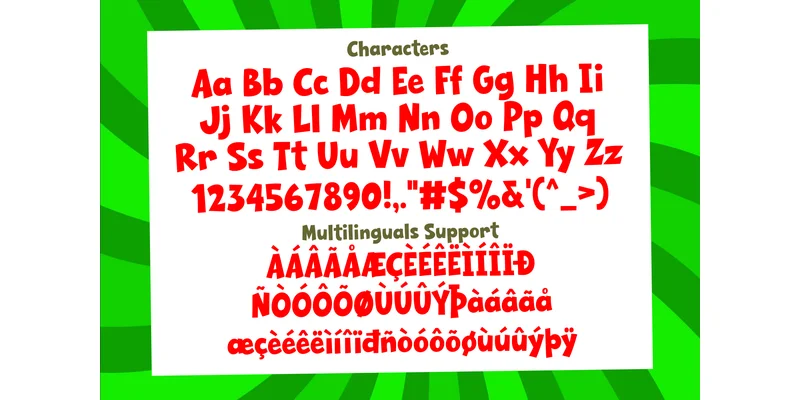 Holiday Grinch Font by Dreamink (7ntypes) — Display Font — thumbnail 7
