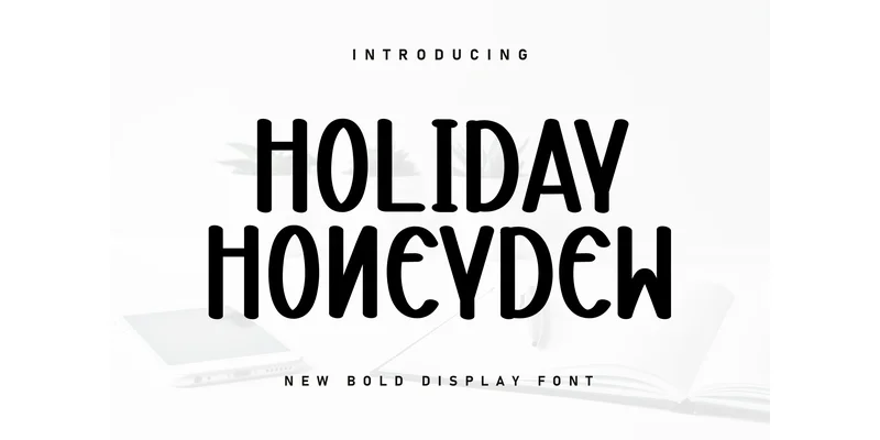 Holiday Honeydew Font by KC Production — Display Font