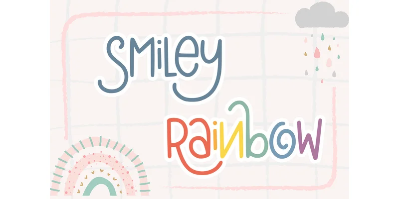 Holiday Line Font by Abodaniel — Display Font — thumbnail 4