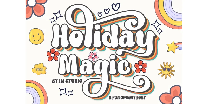 Holiday Magic Font by IM Studio — Display Font