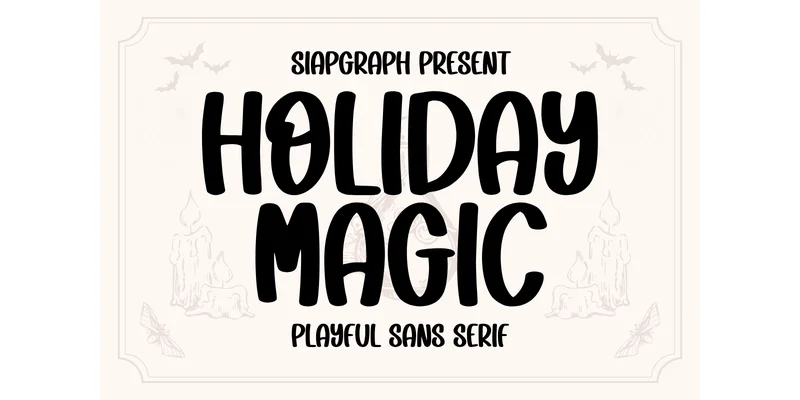 Holiday Magic Font by SiapGraph — Sans Serif Font