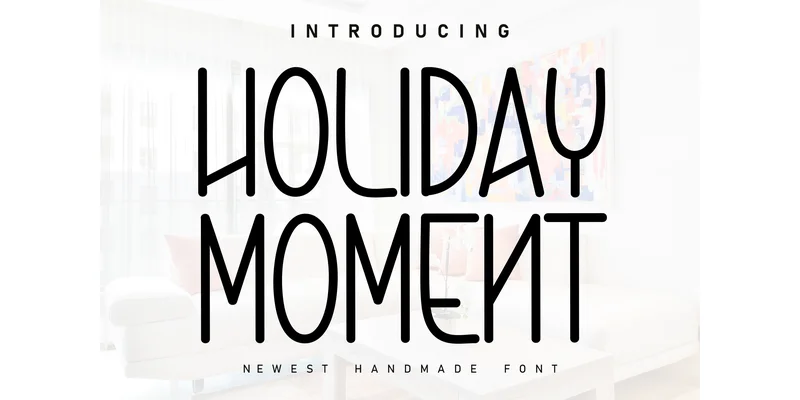 Holiday Moment Font by ArtLine Design — Display Font
