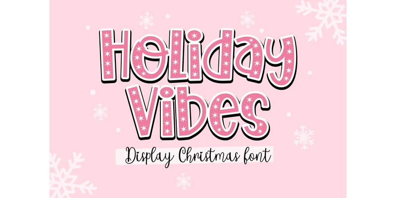 Holiday Vibes Font by Dreamink (7ntypes) by Dreamink (7ntypes) — Decorative Font