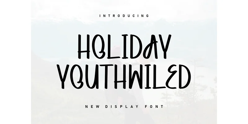Holiday Youthwiled Font by ArtLine Design — Display Font