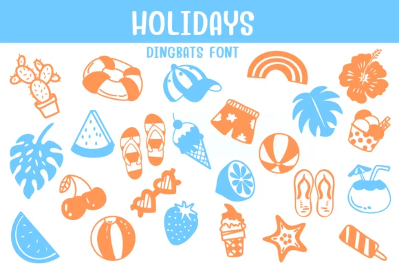 Holidays by Sontaya — Dingbats Font