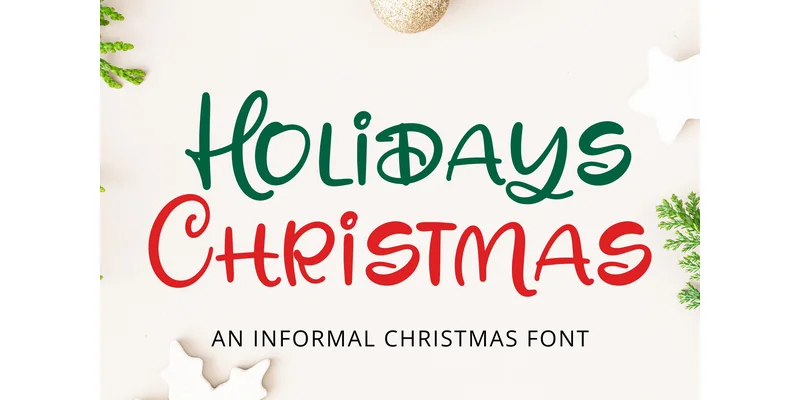 Holidays Christmas Font by BitongType — Display Font