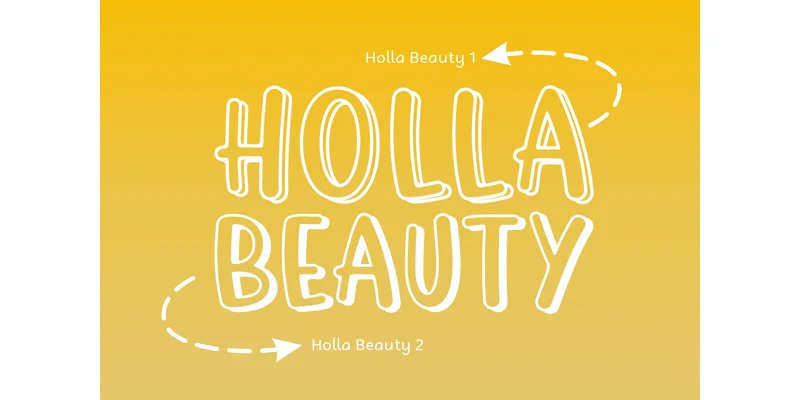 Holla Beauty Font by Faris (7NTypes) — Display Font — thumbnail 2