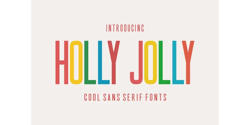 Holly Jolly Font by CraftedType Studio — Sans Serif Font